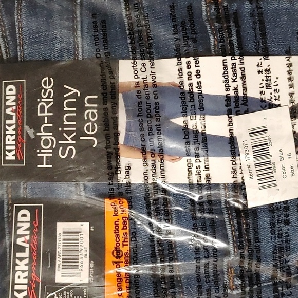 NWT Kirkland Signature Women's High Rise Skinny Jean - Picture 9 of 10